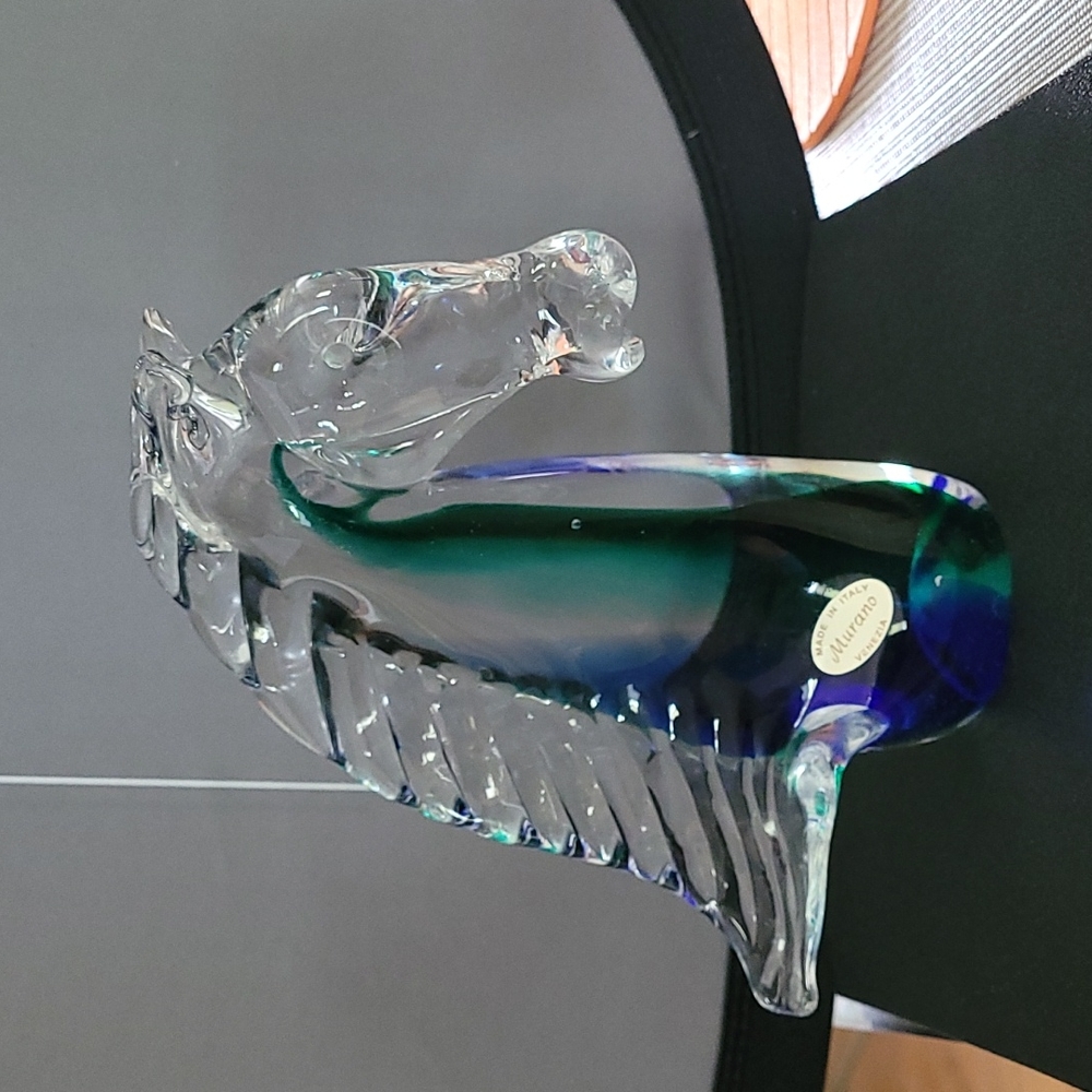 Horse sculpture by Murano made in Italy